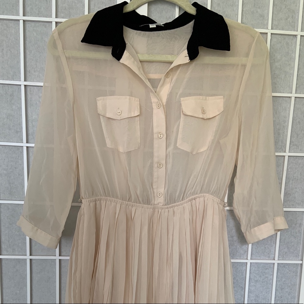 Sheer Baby Pink Dress